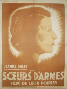 SOEURS D'ARMES Jeanne Sully - Affiche film 1939