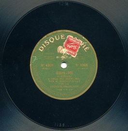 Disque PATHE - Oedipe-Roi - Mounet-Sully