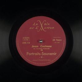 Disque LVA - Portraits-Souvenirs (Mounet-Sully) par Jean Cocteau