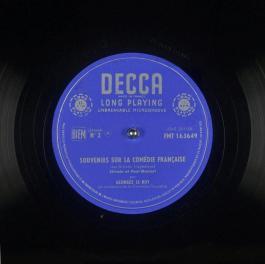 MOUNET-SULLY - Souvenirs sur la Comédie-Française Disque DECCA (face 2)
