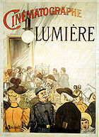 CINEMATOGRAPHE LUMIERE - Affiche de Henri Brispot - 1895
