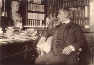 "Mounet-Sully dans son cabinet de travail en 1908" - Photographie de Paul Marsan dit Dornac