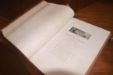 HORACE – Didot, Paris 1799 (Ex-Libris Mounet-Sully)