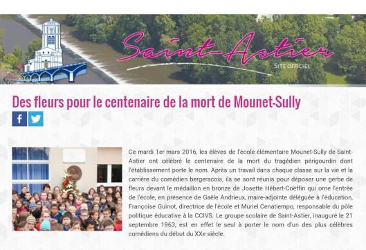 Ville de Saint-Astier (Site officiel)